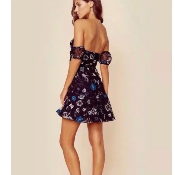 NWT For Love and Lemons Botanic Mini Strapless - Picture 3 of 10